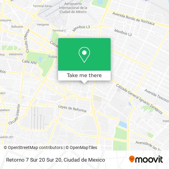 Retorno 7 Sur 20 Sur 20 map