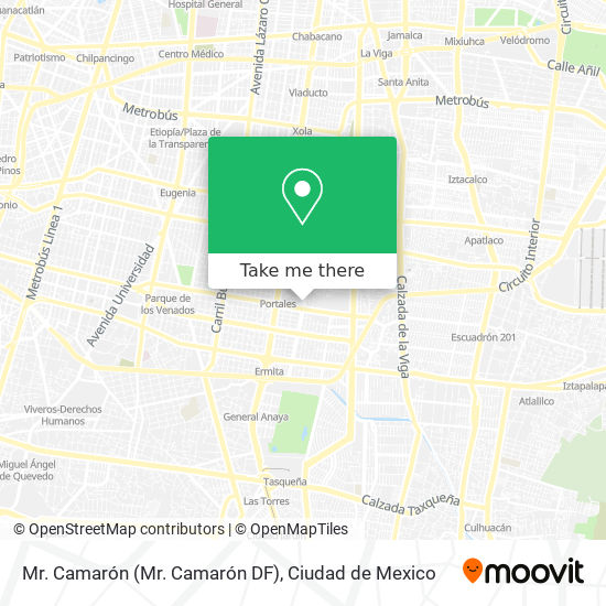 Mr. Camarón (Mr. Camarón DF) map