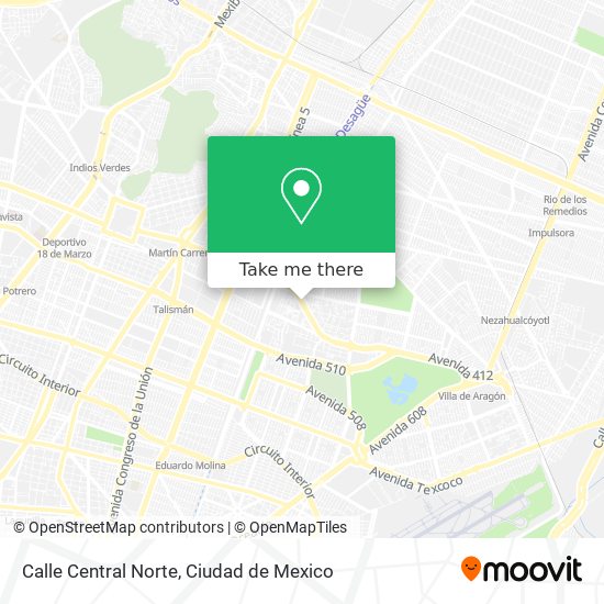 Calle Central Norte map