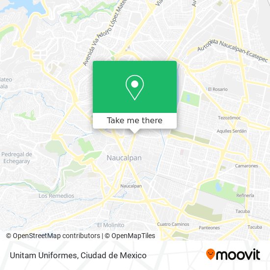 Unitam Uniformes map