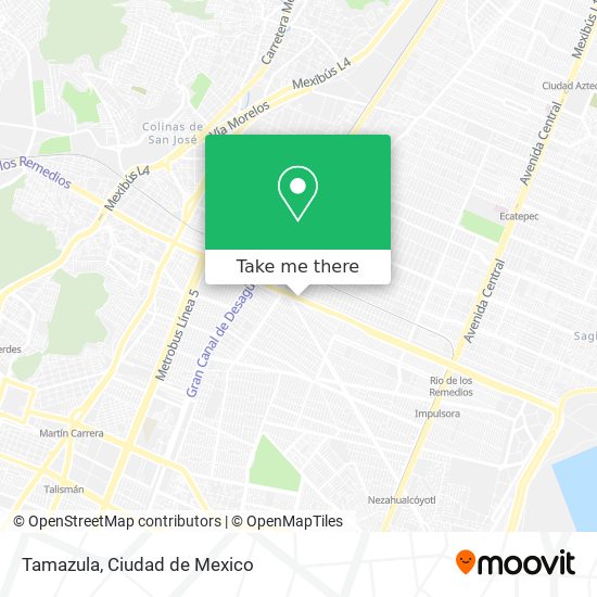 Mapa de Tamazula