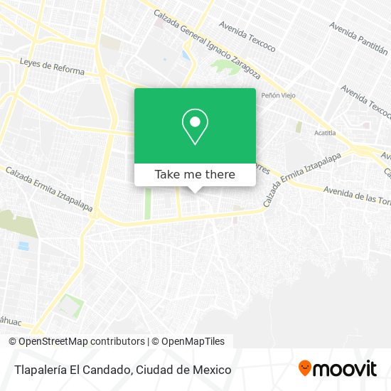 Mapa de Tlapalería El Candado