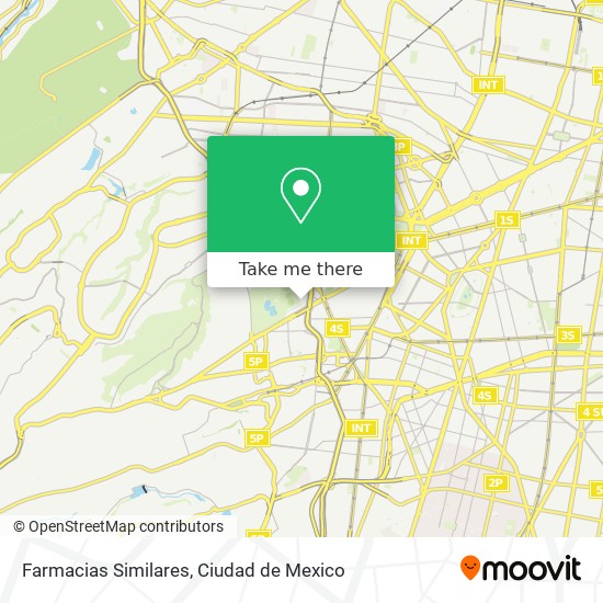 Farmacias Similares map