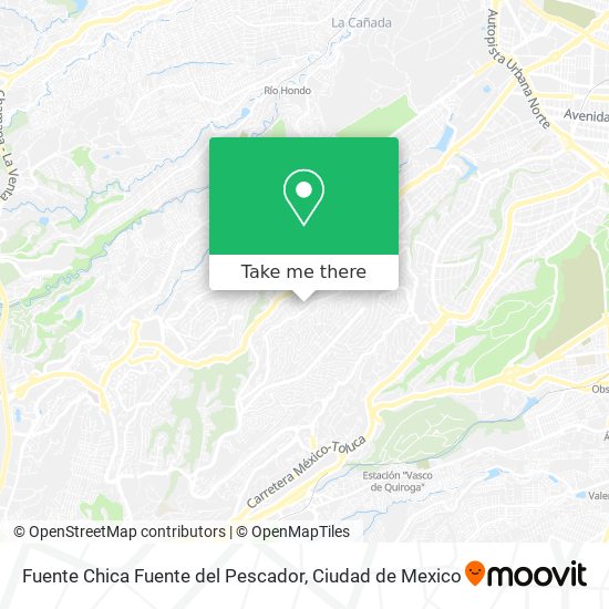 Fuente Chica Fuente del Pescador map