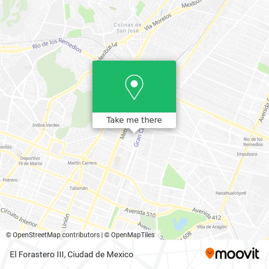 Mapa de El Forastero III