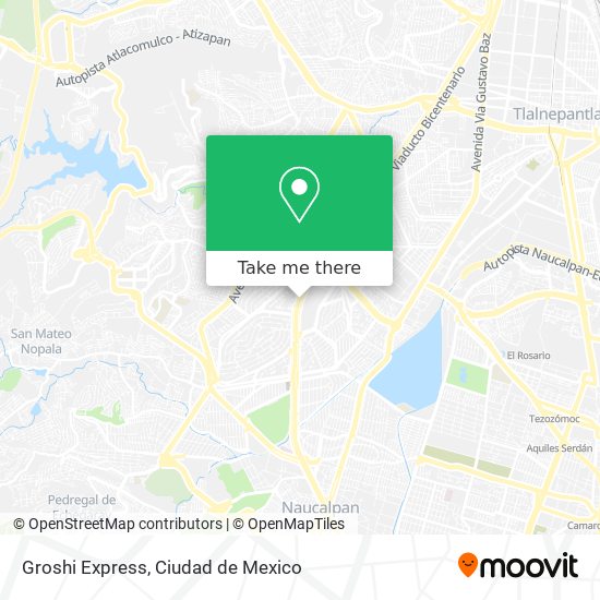 Groshi Express map