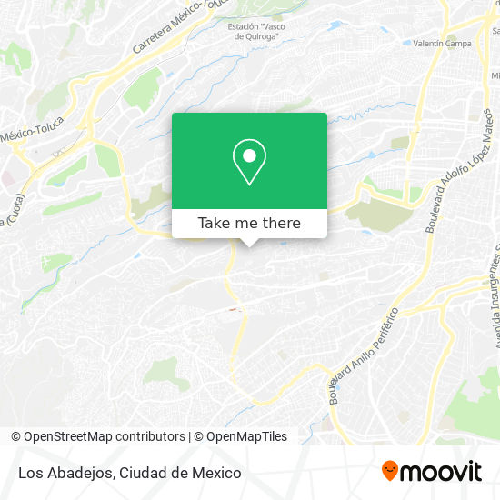 Los Abadejos map