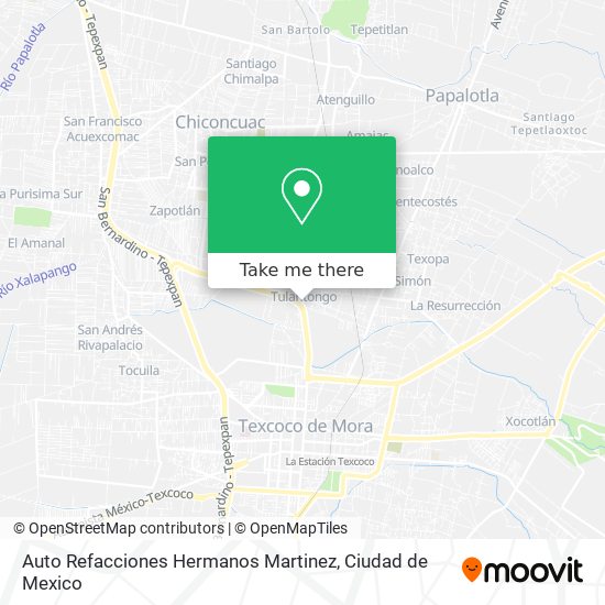 Auto Refacciones Hermanos Martinez map