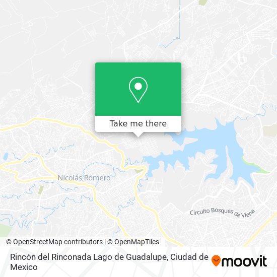 Mapa de Rincón del Rinconada Lago de Guadalupe