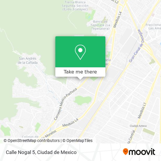 Mapa de Calle Nogal 5