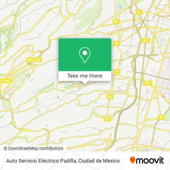 Auto Servicio Eléctrico Padilla map