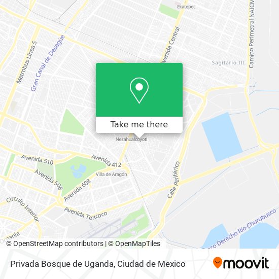 Mapa de Privada Bosque de Uganda