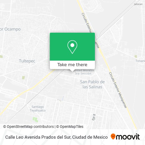Calle Leo Avenida Prados del Sur map
