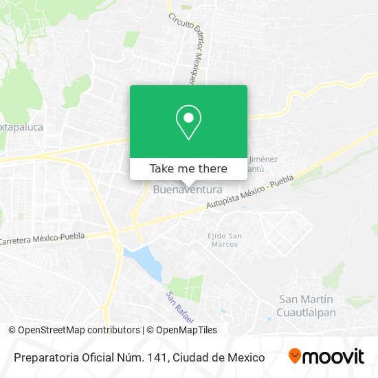 Preparatoria Oficial Núm. 141 map