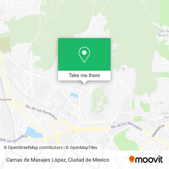 Mapa de Camas de Masajes López