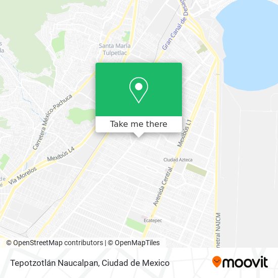 Tepotzotlán Naucalpan map