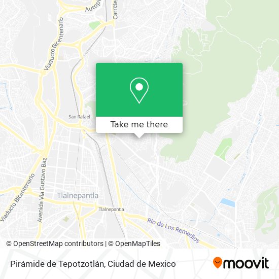 Pirámide de Tepotzotlán map