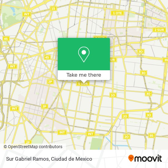 Sur Gabriel Ramos map