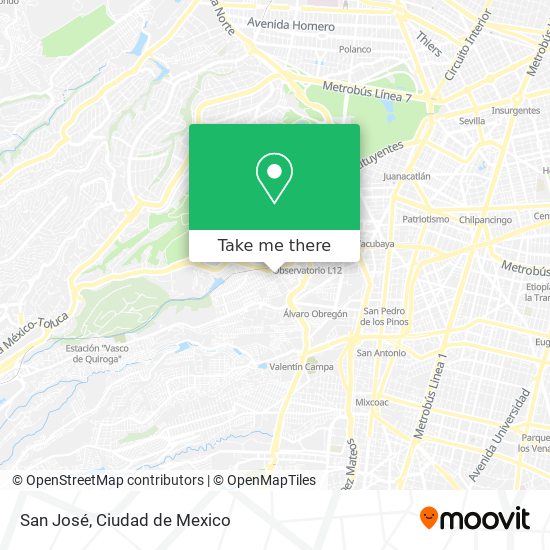 San José map