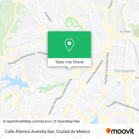 Mapa de Calle Álamos Avenida San
