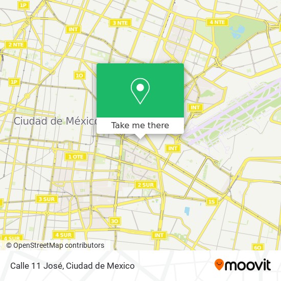 Mapa de Calle 11 José