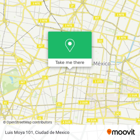 Luis Moya 101 map