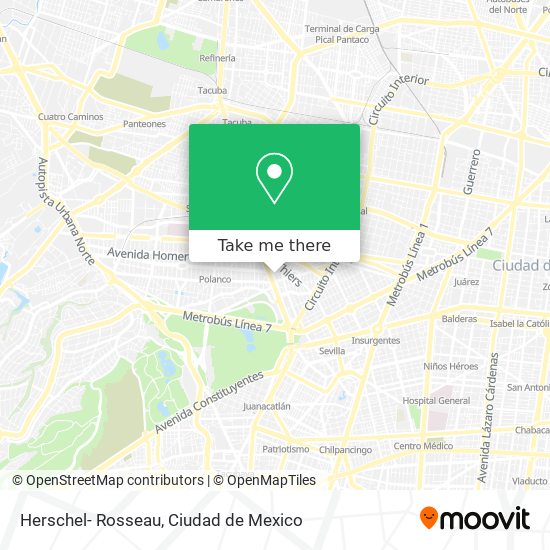 Herschel- Rosseau map