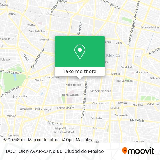DOCTOR NAVARRO No  60 map
