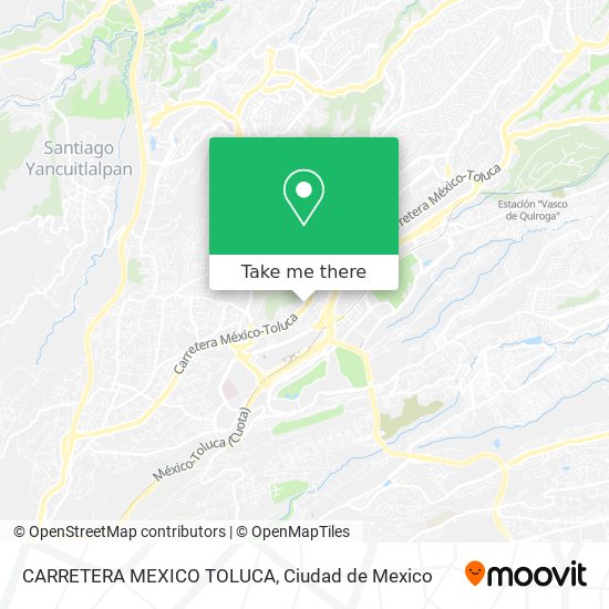 Mapa de CARRETERA MEXICO TOLUCA