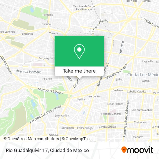 Río Guadalquivir 17 map
