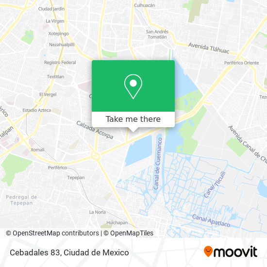 Cebadales  83 map