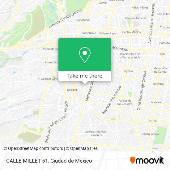 CALLE MILLET 51 map