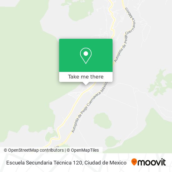 Escuela Secundaria Técnica 120 map