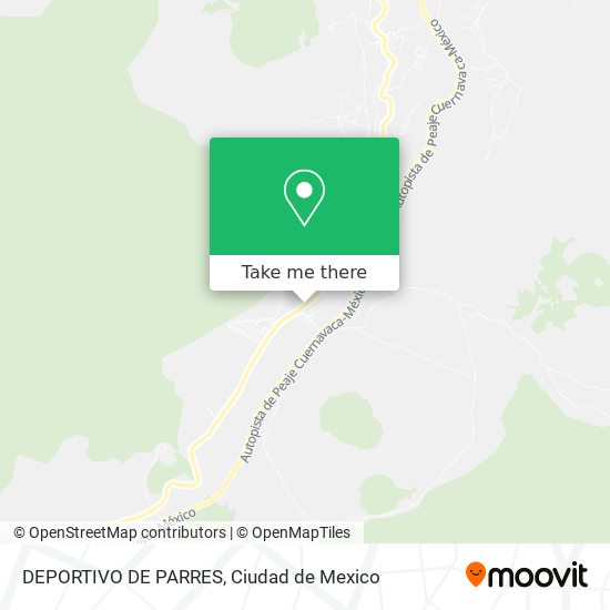 DEPORTIVO DE PARRES map