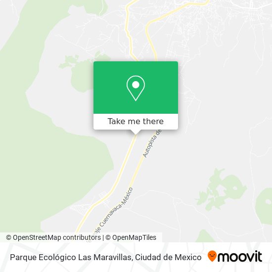 Mapa de Parque Ecológico Las Maravillas