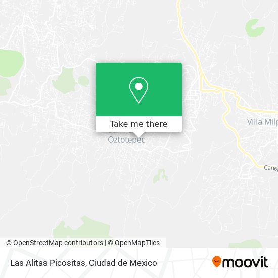Mapa de Las Alitas Picositas