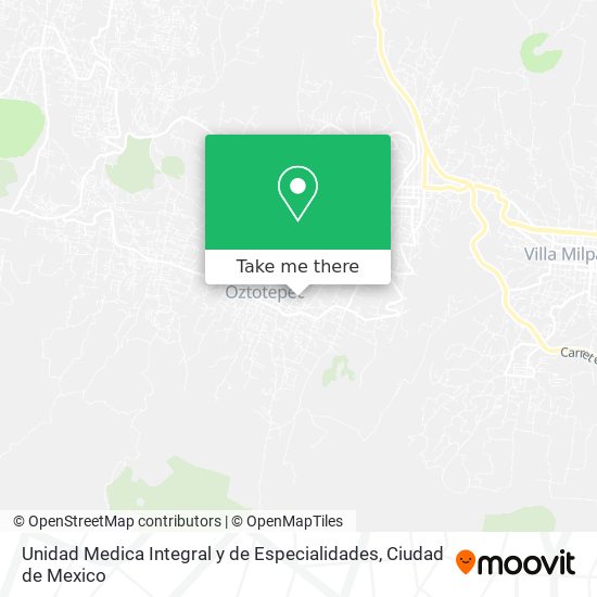 Unidad Medica Integral y de Especialidades map