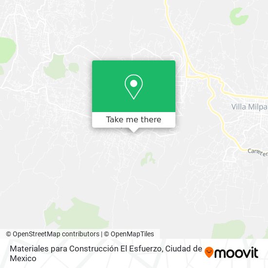Materiales para Construcción El Esfuerzo map
