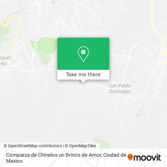 Comparza de Chinelos un Brinco de Amor map