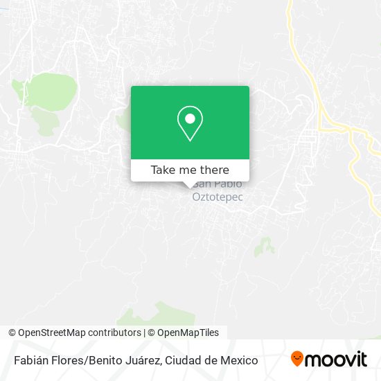 Mapa de Fabián Flores/Benito Juárez