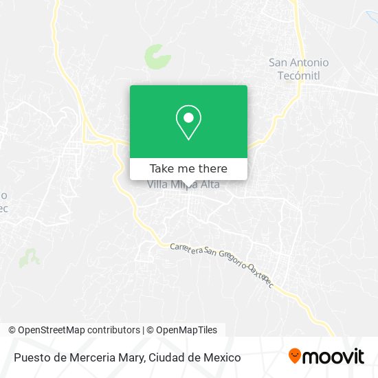 Puesto de Merceria Mary map