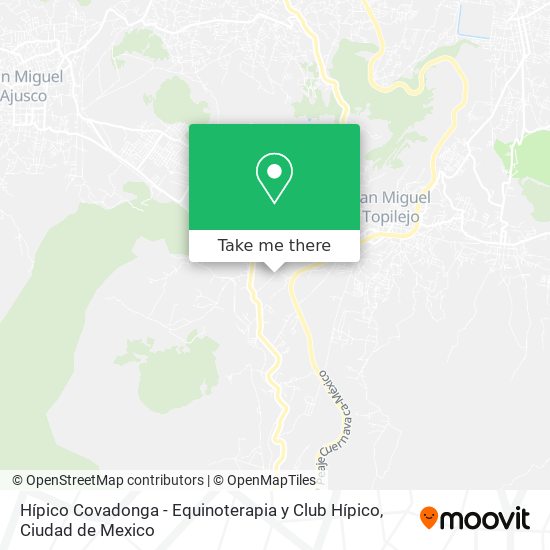 Mapa de Hípico Covadonga - Equinoterapia y Club Hípico