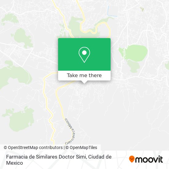 Mapa de Farmacia de Similares Doctor Simi