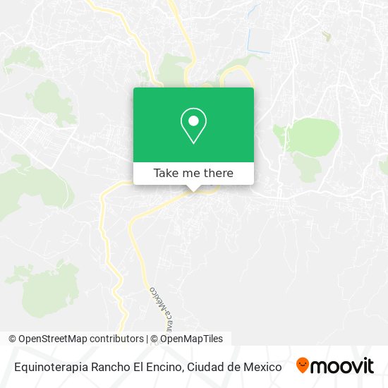 Equinoterapia Rancho El Encino map