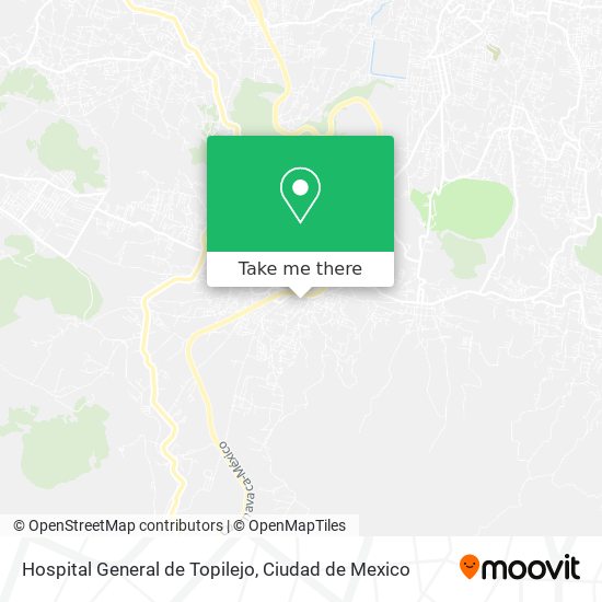 Hospital General de Topilejo map