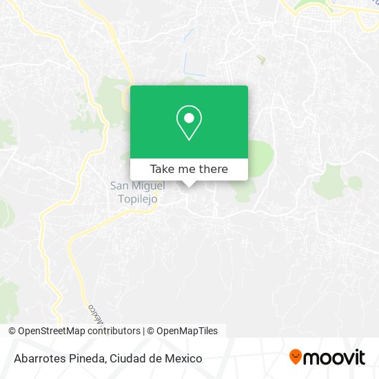 Mapa de Abarrotes Pineda