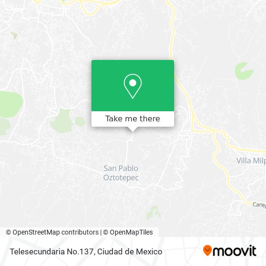 Telesecundaria No.137 map