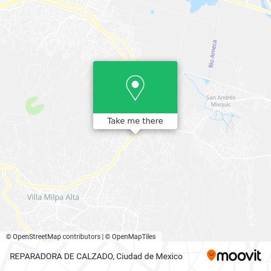 REPARADORA DE CALZADO map