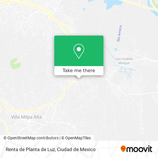 Renta de Planta de Luz map