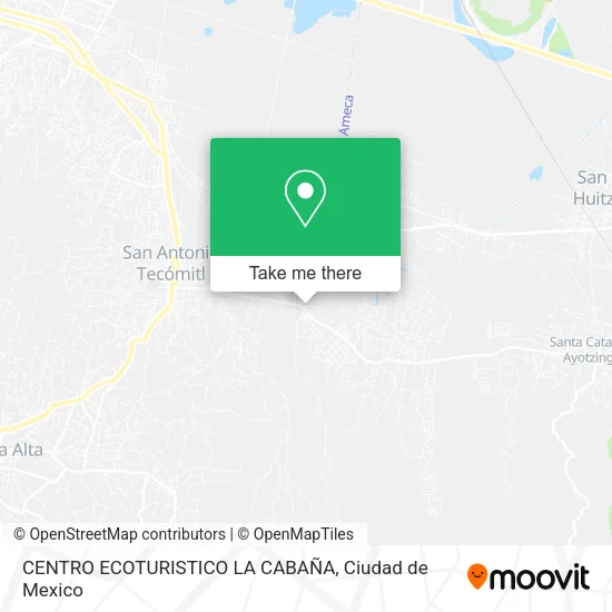 Mapa de CENTRO ECOTURISTICO LA CABAÑA